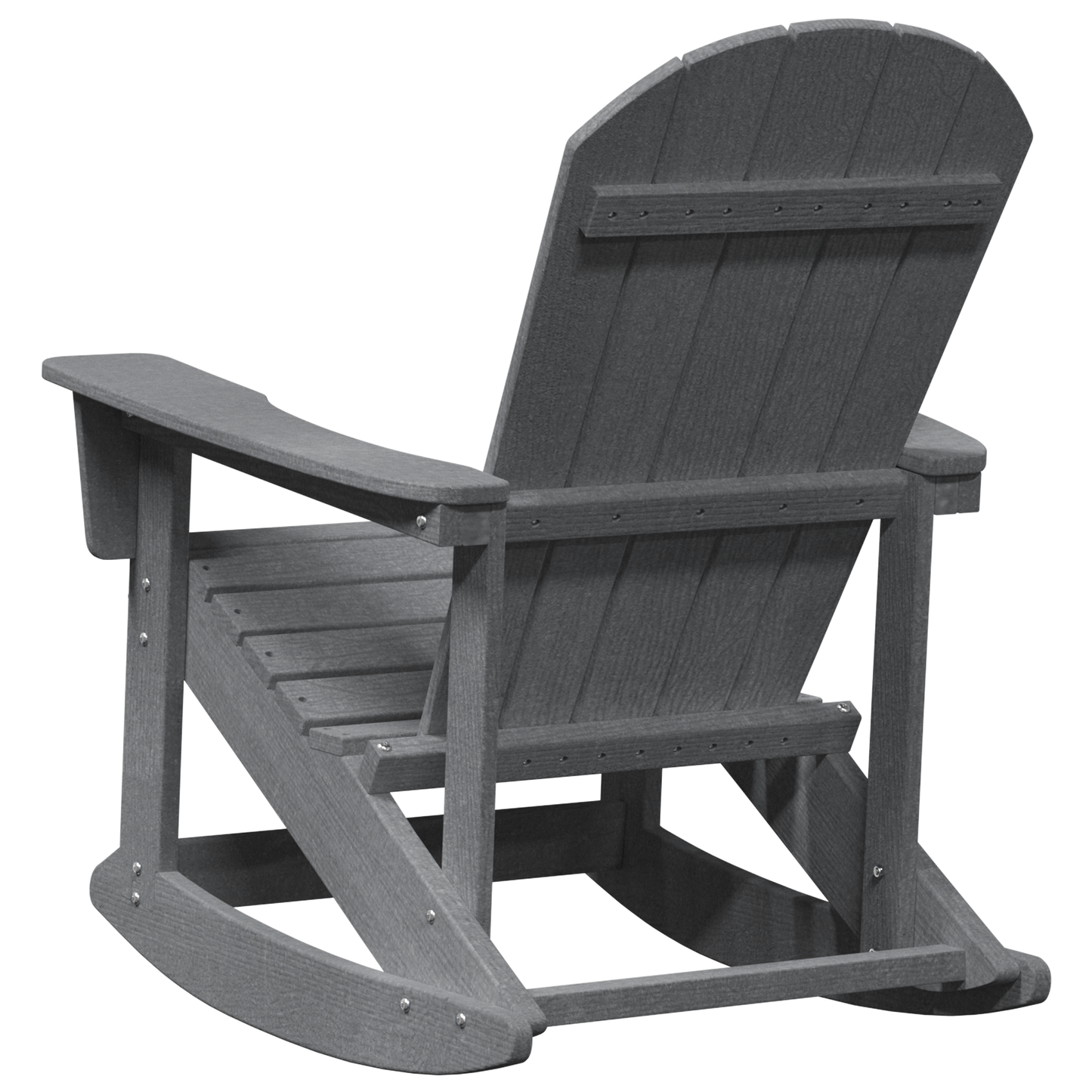 Adirondack Rocking Chair Light Grey 73.5x92x90 cm HDPE