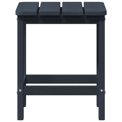 Adirondack Side Table Navy Blue 38x38x46 cm HDPE