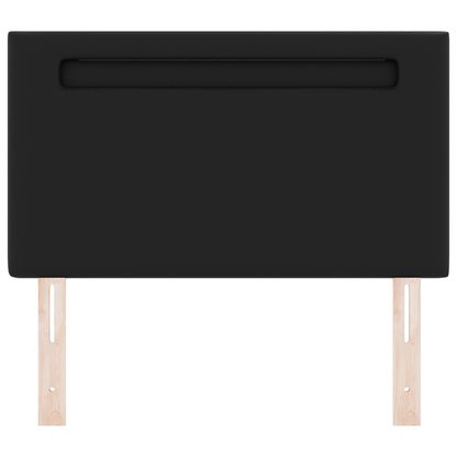 Headboard Plain Design Black 90 cm Faux Leather