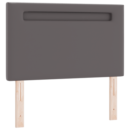 Headboard Plain Design Grey 100 cm Faux Leather