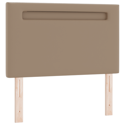 Headboard Plain Design Cappuccino 100 cm Faux Leather