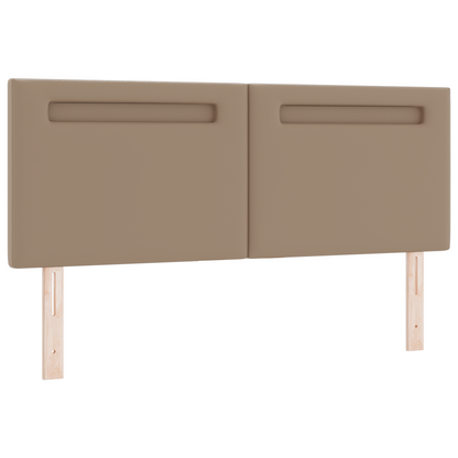Headboard Plain Design Cappuccino 140 cm Faux Leather