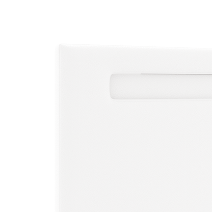 Headboard Plain Design Pure White 160 cm Faux Leather