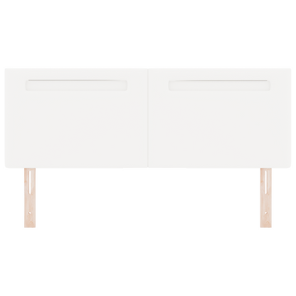 Headboard Plain Design Pure White 160 cm Faux Leather