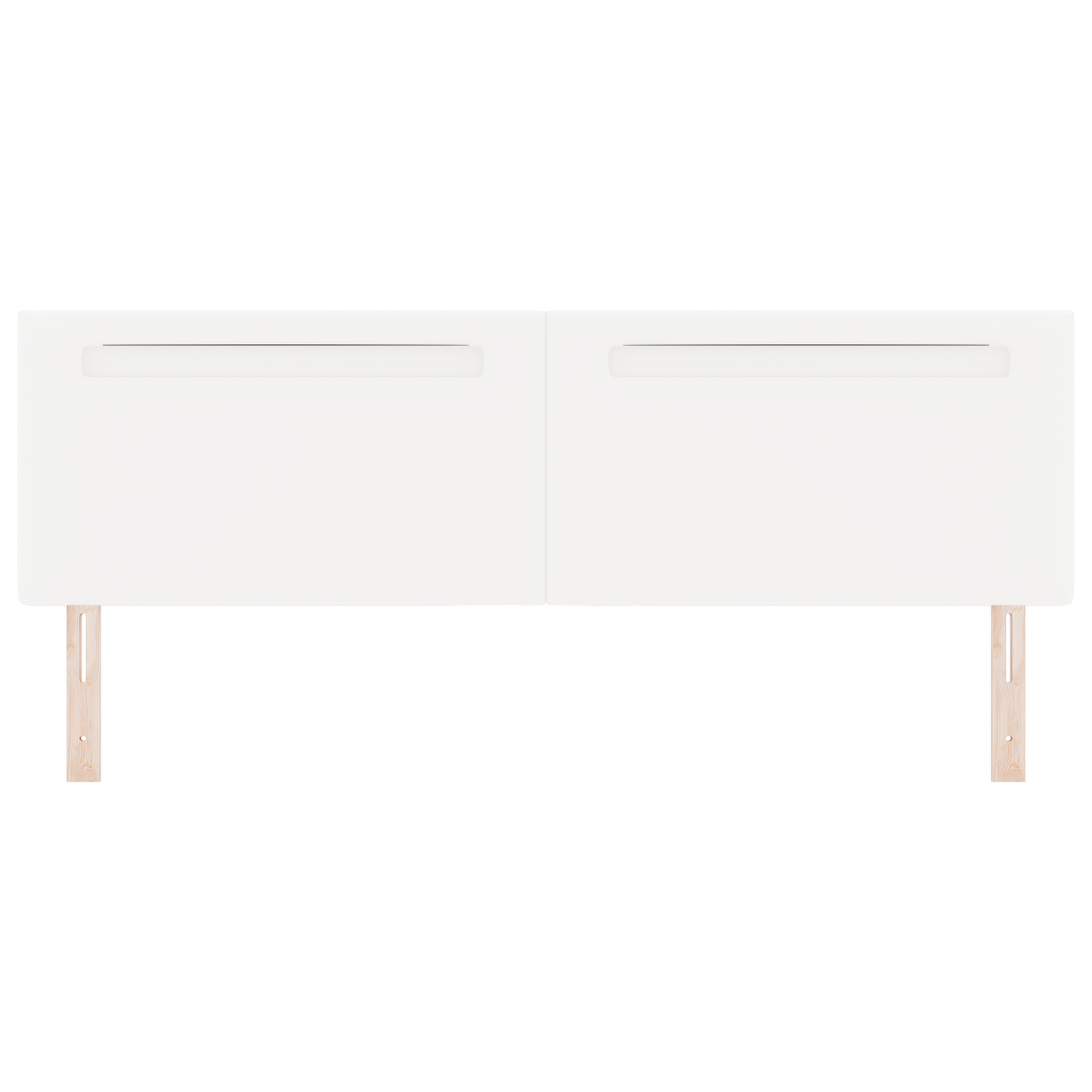 Headboard Plain Design Pure White 180 cm Faux Leather