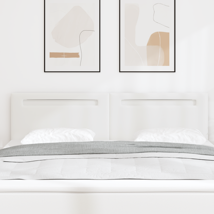 Headboard Plain Design Pure White 180 cm Faux Leather