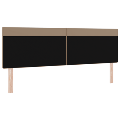 Headboard Plain Design Cappuccino 180 cm Faux Leather