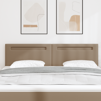 Headboard Plain Design Cappuccino 180 cm Faux Leather