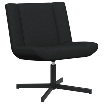 Swivel Chair Black Fabric, Metal Standard Swivel Swivel Chair