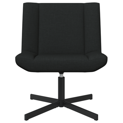 Swivel Chair Black Fabric, Metal Standard Swivel Swivel Chair