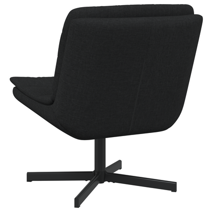Swivel Chair Black Polyester Standard Swivel Black Swivel Chair
