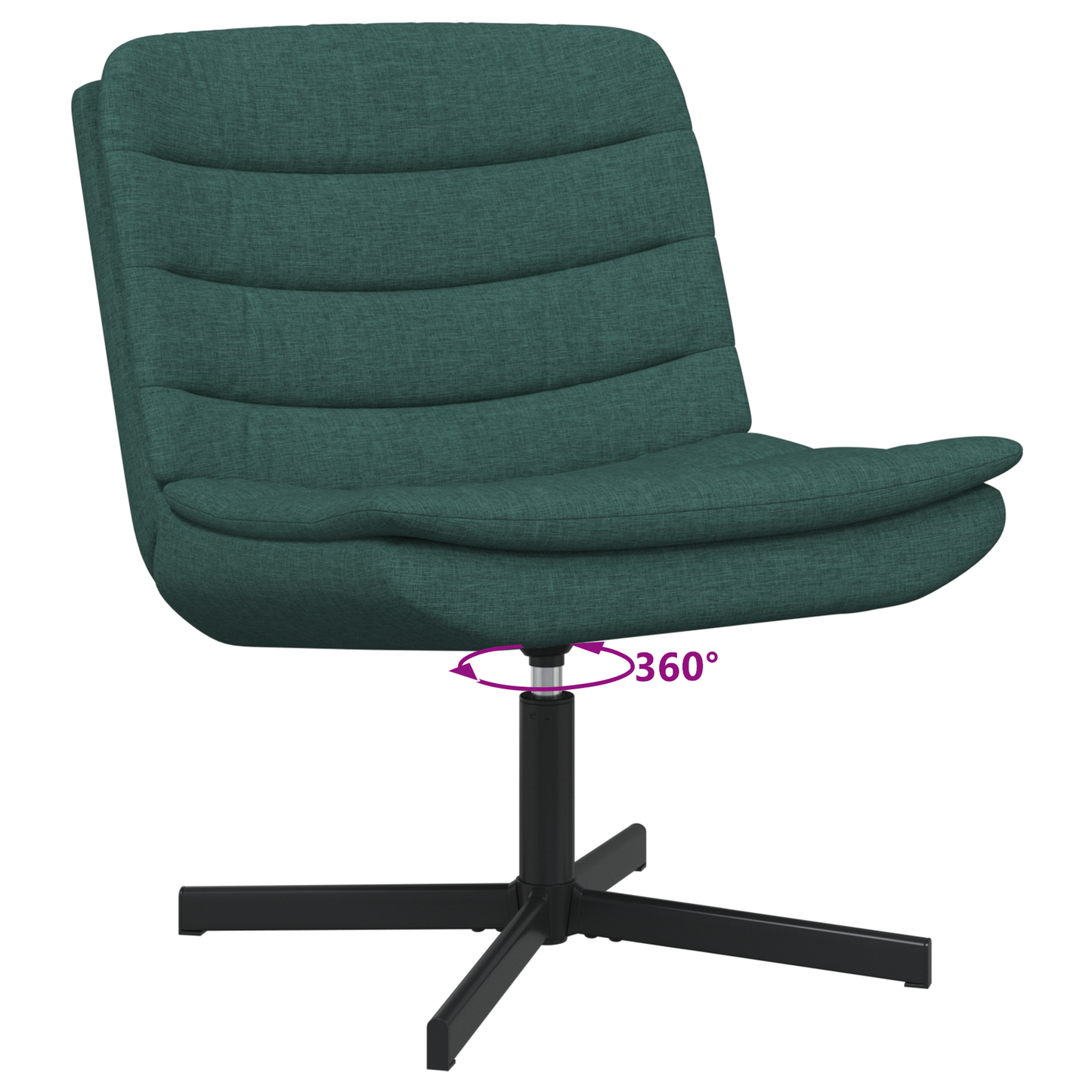 Swivel Chair Dark green Fabric Standard Swivel