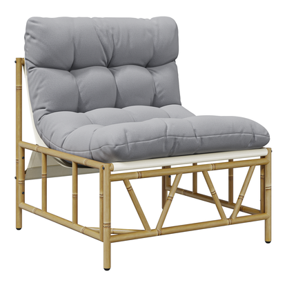Garden Relaxing Chairs 2 pcs with Cushion 60x80x71 cm Steel