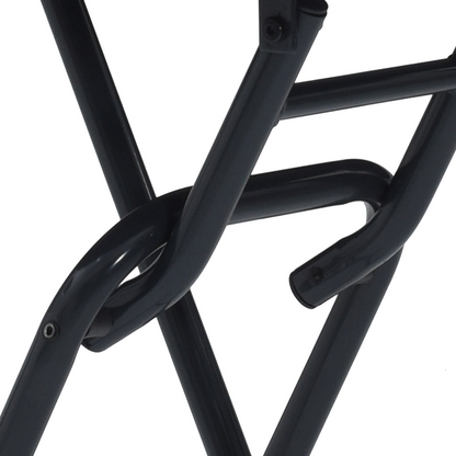 Folding Garden Table Anthracite Ø50x72 cm Steel
