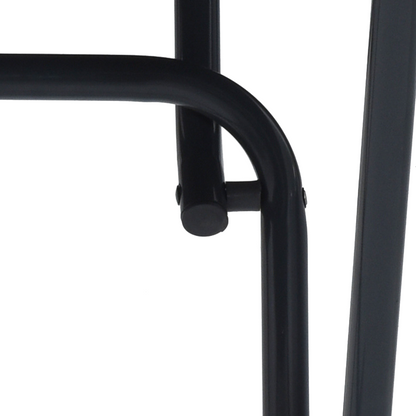 Folding Garden Table Anthracite Ø50x72 cm Steel