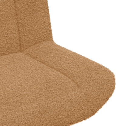 Accent Chair Beige Fabric, Metal Standard Ergonomic