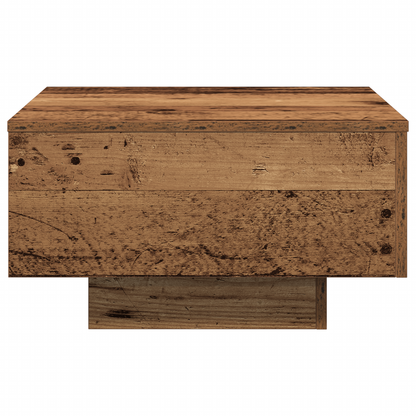 Coffee Table, Old Wood, 55x55x31 cm, Engineered Wood