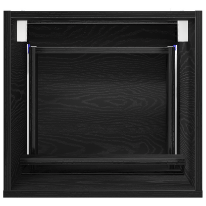 Bathroom Storage Cabinet - Black Oak Engineered Wood Standard